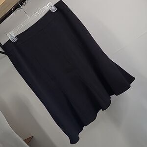 Access sz 10 stretch midi gored hem skirt